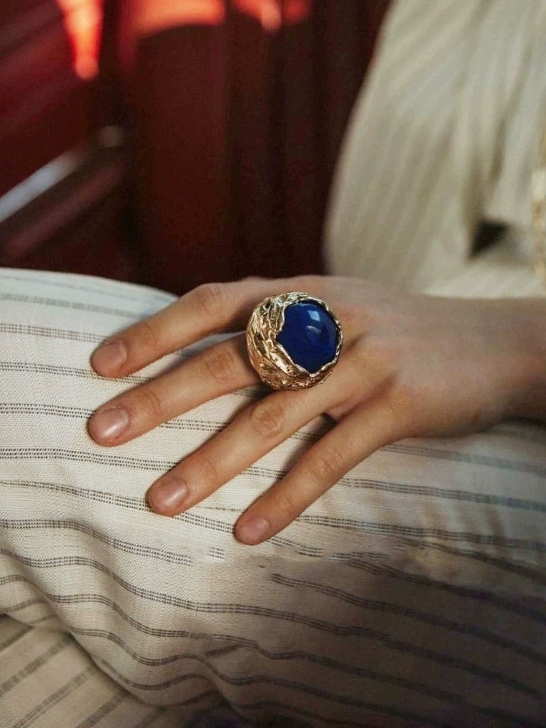 Gold-Plated Gemstone Rings