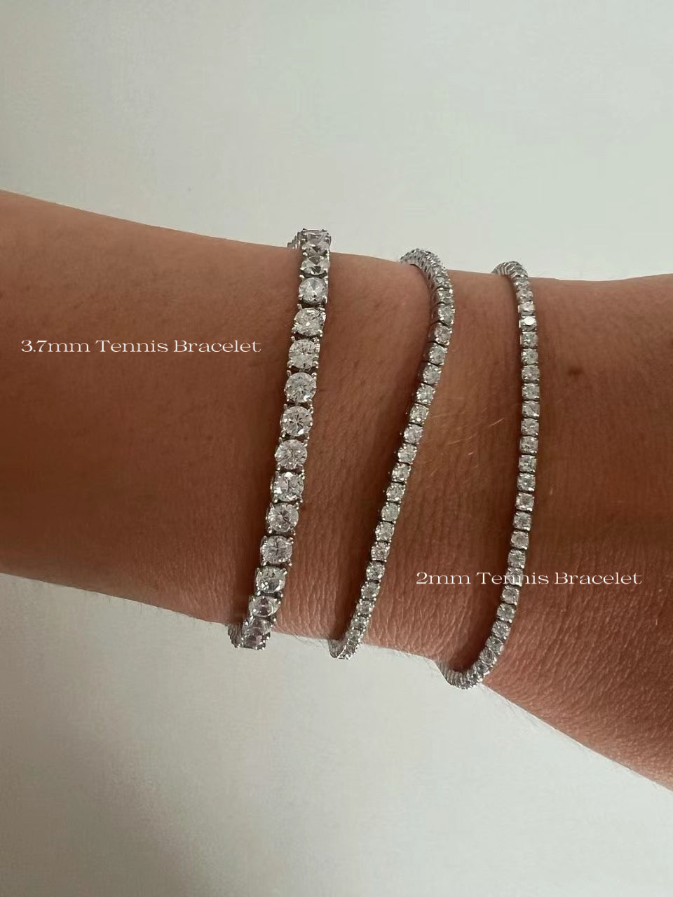 Classic Tennis Bracelet with Round-Cut Stones