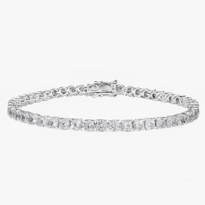 Classic Tennis Bracelet with Round-Cut Stones